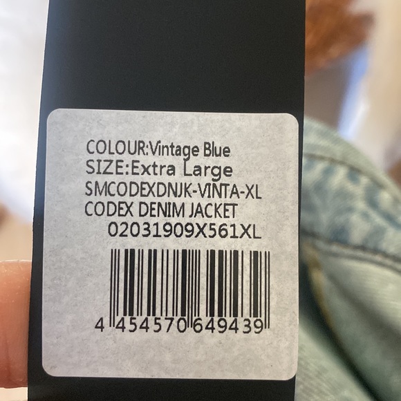 SAINT MORTA VINTAGE JEAN DENIM JACKET BUTTON XL NEW - Picture 9 of 11